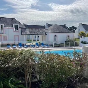 Maison De De 56 M2 Dans Résidence Avec Piscine Chauffée Proche Plages Locmaria